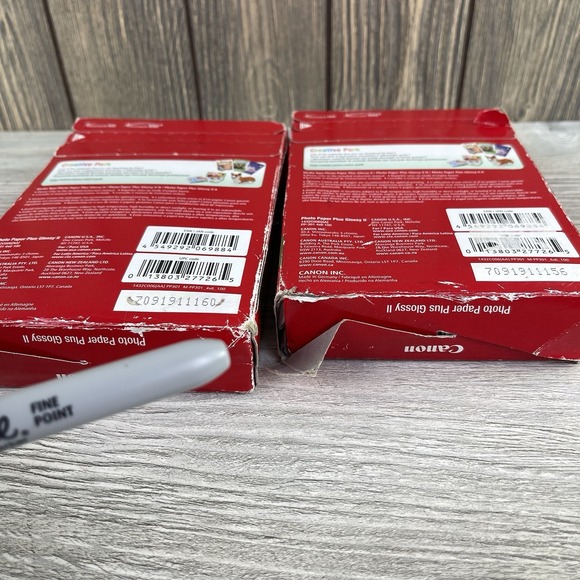 2 Pack New Genuine Canon Photo Paper Plus Glossy II 4x6 PP-301, 100 Sheets - Picture 12 of 12